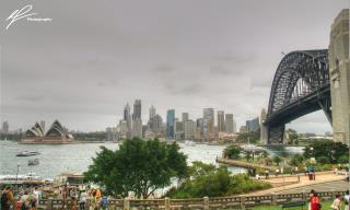 Taken on the 75th anniversary of the Bridge's opening, the day provided stellar views across the city from a vantage point near North Sydney.