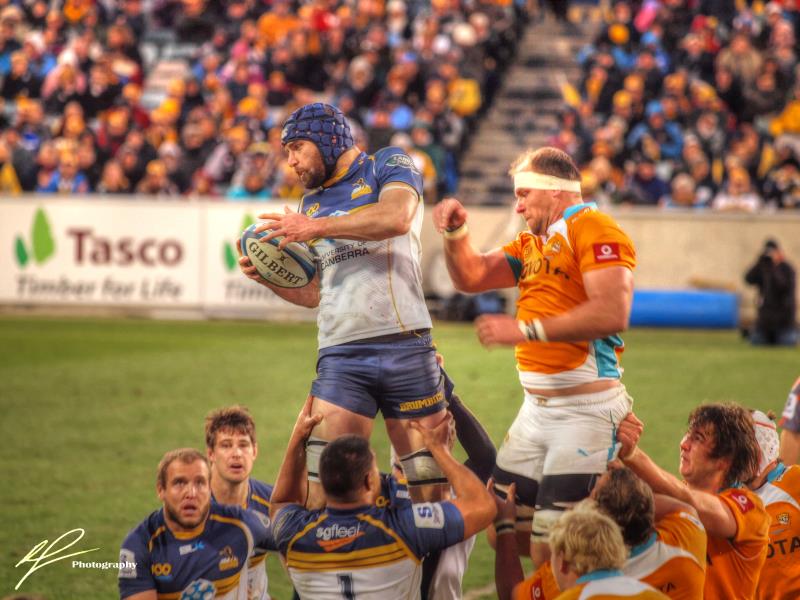 A lineout win for the ACT Brumbies as they host the Hurricanes from New Zealand.