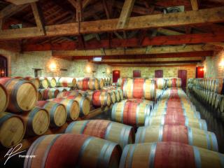 From the cellars of Chateau Desmirail in the region of Margaux near Bordeaux in southern France.